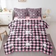 thumbnail image 1 of Homewish Merry Christmas Tree Bedding Comforter Set 7-Piece for Kids Teens Boys Girls,Happy New Year King Bedding Sets,Xmas Festival Ultra Soft Bed Sheets,Super Cozy Room Decor,Reversible, 1 of 8