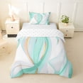 thumbnail image 1 of Homewish Mint Green Gradient Twin Duvet Cover,Classic Contemporary Twin Bedding,Reversible,2-Piece,1 Duvet Cover and 1 Pillowcase, 1 of 6