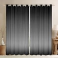 thumbnail image 1 of Homewish Modern Abstract Art Black Out Curtains,Minimalist Theme Curtains Pack of 2 (42x63 Each),Gray Black Ombre Bedroom Curtains For Girls Kids,Ultra Soft Home Decor, 1 of 6