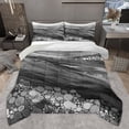 thumbnail image 1 of Homewish Modern Abstract Ombre Bedding Comforter Set for Teens, Grey Marbling Art Twin Comforter Sets, Watercolor Marble Reversible Bedding Set, Super Cozy Room Decor, 2-Piece, 1 of 8