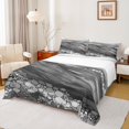 thumbnail image 1 of Homewish Modern Abstract Ombre Queen Sheet Sets for Teens, Grey Marbling Art Flat Sheet, Watercolor Marble Queen Fitted Sheet, Super Cozy Room Decor, 4-Piece, 1 of 7