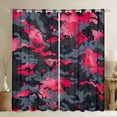 thumbnail image 1 of Homewish Modern Pink Camouflage Curtains Pack of 2 (42x84 Each) for Kids, Aesthetic Watercolor Curtains Blackout, Fashion Artwork Splatter Bedroom Curtains, Living Room Curtains Decor, 1 of 6