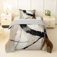 thumbnail image 1 of Homewish Modern Spiral Twin Comforter Sets,Geometric Abstract Bedding Set,Cream,Light Gray Reversible,2-Piece,1 Comforter and 1 Pillowcase, 1 of 7