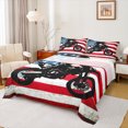 thumbnail image 1 of Homewish Motorcycle Game Twin Sheet Sets,Exterme Sport Twin Fitted Sheet,American Flag Flat Sheet For Boys Teens,Super Cozy Room Decor,3pcs, 1 of 7