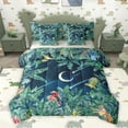thumbnail image 1 of Homewish 7-Piece Nature Jungle Leaf Comforter Set, Queen - Galaxy Stars (Animal), 1 of 8