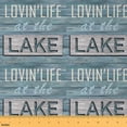 thumbnail image 1 of Homewish Old Barn Door Fabric by the Yard 3 Yard,Lake House Sewing Fabric,Cyan Brown Room Decor Fabric by the Yard For Kids,Breathable Home Decor, 1 of 6