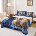 thumbnail image 1 of Homewish Orange Cat Bed Sheets,Pet Kitten King Sheets,Ocean Adventure Sheet Set For Girls Teens,Breathable Home Decor,4-Piece, 1 of 7