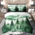 thumbnail image 1 of Homewish Pine Tree 7-Piece Twin Bedding Sets,Tropical Botanical Plant Bedding Comforter Set,Green White Sheet Sets For Mane Women,Super Cozy Room Decor Reversible, 1 of 8