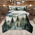 thumbnail image 1 of Homewish Pine Tree Bedding Comforter Set,Tropical Botanical Plant Twin Comforter Sets,White Green Bedding Set For Mane Women,Super Cozy Room Decor Reversible,2-Piece, 1 of 8
