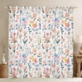 thumbnail image 1 of Homewish Pink Blue Flowers Black Out Curtains For Teens Boys Girls,Dreamy Princess Curtains Pack of 2 (42x63 Each),Spring Garden Bedroom Curtains,Luxury Bedroom Decor, 1 of 6