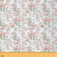 thumbnail image 1 of Homewish Pink Floral 01 for Teens, Vintage Elegant Room Decor Fabric by the Yard, Rustic Farmhouse Sewing Fabric, Breathable Home Decor, 1 of 6