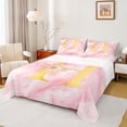 thumbnail image 1 of Homewish Pink Initial Letter H Full Size Sheets, Romantic Anniversary Rose Bed Sheets, Modern Fashion Marble Sheet Sets, Super Cozy Room Decor, 4-Piece, 1 of 7