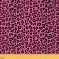 thumbnail image 1 of Homewish Pink Leopard Print Fabric by the Yard 1 Yard for Female, Fashion Cheetah Animal Room Decor Fabric by the Yard, Chic Dots Abstract Sewing Fabric, Luxury Bedroom Decor, 1 of 6