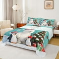 thumbnail image 1 of Homewish Polar Bear Kids Bed Sheets, Cute Cartoon Penguin King Sheets, Christmas Tree Gift Sheet Set, Ultra Soft Bedroom Decor, 4 Pieces, 1 of 7