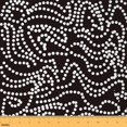 thumbnail image 1 of Homewish Polka Dot Fabric by the Yard 2 Yard,Modern Geometric Circle Room Decor Fabric by the Yard,White Black Fabric for Sewing For Teens,Luxury Bedroom Decor, 1 of 6