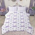 thumbnail image 1 of Homewish Princess Bowknot Girl Bedding Comforter Set, Kawaii Pink Butterfly Twin Comforter Sets, Cartoon Ribbon Bow Reversible Bedding Set, Ultra Soft Bedroom Decor, 2 Pieces, 1 of 9