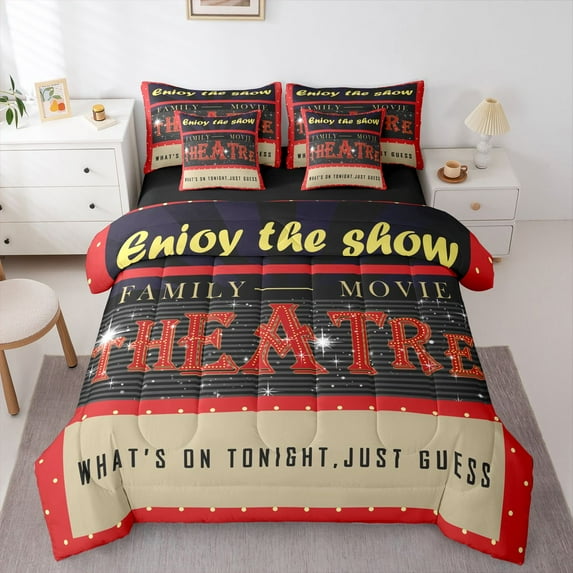 Homewish Purple Flowers Bedding Comforter Set 7-Piece for Female Men Adults,Spring Garden King Bedding Sets,Chic Floral Blossoms Ultra Soft Bed Sheets,Breathable Home Decor,Reversible