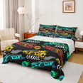 thumbnail image 1 of Homewish Racing Car Boys Full Size Sheets, Watercolor Splatter Stripes Bed Sheets, Extreme Sports Theme Sheet Sets, Breathable Home Decor, 4pcs, 1 of 7