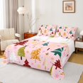 thumbnail image 1 of Homewish Rainbow Christmas Tree Queen Sheet Sets,Merry Xmas Flat Sheet,Colorful Polka Dots Snowflake Queen Fitted Sheet For Girls,Breathable Home Decor,4pcs, 1 of 7