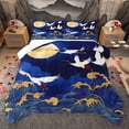 thumbnail image 1 of Homewish Red-Crowned Crane Queen Comforter Set,Exotic Style Bedding Sets,Japanese Ukiyoe Bedding Comforter Set For Men Women,Super Cozy Room Decor Reversible,3-Piece, 1 of 8