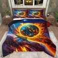 thumbnail image 1 of Homewish Retro Aircraft Airplane Queen Comforter Set,Galaxy Planet Pattern Bedding Sets,Universe Theme Bedding Comforter Set For Boys Kids,Super Cozy Room Decor Reversible,3 Pieces, 1 of 8
