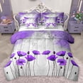 thumbnail image 1 of Homewish Retro Chic Flowers Twin Bedding Sets 7-Piece for Kids Teens,Spring Garden Bedding Comforter Set Microfiber,Abstract Gradient Breathable Sheet Sets,Lightweight Room Decor,Reversible, 1 of 8