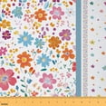 thumbnail image 1 of Homewish Retro French Flower Fabric by the Yard 1 Yard for Kid, Cartoon Dreamy Stripes Room Decor Fabric by the Yard, Western Countryside Sewing Fabric, Lightweight Room Decor, 1 of 6