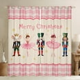 thumbnail image 1 of Homewish Retro Nutcracker Black Out Curtains,Cute Ballet Princess Curtains Pack of 2 (42x63 Each),Merry Christmas Bedroom Curtains For Teens,Ultra Soft Home Decor, 1 of 6
