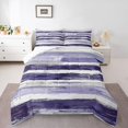 thumbnail image 1 of Homewish Retro Purple Full Size Comforter Sets,Classic Abstract Geometric Bedding Comforter Set,Reversible,3pcs,1 Comforter and 2 Pillowcases, 1 of 7