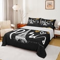 thumbnail image 1 of Homewish Romantic France Paris Twin Sheet Sets,Eiffel Tower Twin Fitted Sheet,Cartoon Heart Print 03 For Girls Kids,Super Cozy Room Decor,3 Pieces, 1 of 7