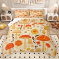 thumbnail image 1 of Homewish Rustic Bohemain Floral Bedding Comforter Set,Boho Mushroom Twin Comforter Sets,Yellow Orange Bedding Set For Boys Kids,Luxury Bedroom Decor Reversible,2 Pieces, 1 of 8