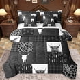 thumbnail image 1 of Homewish Rustic Camouflage Print 7-Piece Twin Bedding Sets,Cheetah Pattern Bedding Comforter Set,Patchwork Plaid Grid Sheet Sets For Kids,Ultra Soft Home Decor, 1 of 8