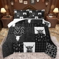 thumbnail image 1 of Homewish Rustic Camouflage Print Bedding Comforter Set,Cheetah Pattern Twin Comforter Sets,Patchwork Plaid Grid Bedding Set For Kids,Ultra Soft Home Decor,2 Pieces, 1 of 8