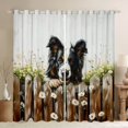 thumbnail image 1 of Homewish Rustic Cartoon Shepherd Black Out Curtains for Kid, Farmhouse Flower Botancial Curtains Pack of 2 (42x63 Each), Southwestern Animal Bedroom Curtains, Curtains and Drapes Bedroom Decor, 1 of 7