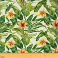 thumbnail image 1 of Homewish Rustic Floral Flower Fabric by the Yard 3 Yard,Wild Natural Plant Sewing Fabric,Green Yellowl Room Decor Fabric by the Yard For Girls Kids,Super Cozy Room Decor, 1 of 6