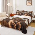 thumbnail image 1 of Homewish Rustic Highland Cattle Twin Sheet Sets,Retro Farmhouse Cowhide Twin Fitted Sheet,Country Sunflower 03 For Kids,Super Cozy Room Decor,3-Piece, 1 of 7