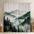 thumbnail image 1 of Homewish Rustic Plant Blackout Curtains Set of 2 (52x84 Each),Country Farmhouse Lodge Window Curtains,Green White Curtains and Drapes For Men Women,Luxury Bedroom Decor, 1 of 6