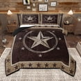 thumbnail image 1 of Homewish Rustic Texas Stars Queen Comforter Set,Western Rustic Cowboy Bedding Sets,Country Farmhouse Bedding Comforter Set For Boys Kids,Ultra Soft Home Decor Reversible,3-Piece, 1 of 9