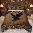 thumbnail image 1 of Homewish Safari Animal Eagle Queen Comforter Set,Rustic Western Farmhouse Bedding Sets,Farm Tribal Bedding Comforter Set For Kids,Luxury Bedroom Decor Reversible,3-Piece, 1 of 8