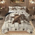 thumbnail image 1 of Homewish Safari Bear 2pcs Bedding Comforter Set for Children Teens,Jungle Animal Twin Comforter Sets,Lodge Cabin Breathable Bedding Set,Luxury Bedroom Decor,Reversible, 1 of 8