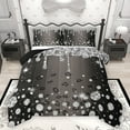 thumbnail image 1 of Homewish Silver Splash Glitter Full Size Comforter Sets 3-Piece for Kids Children Teens,Bling Crystal Bedding Comforter Set,Leopard Print Lightweight Bedding Sets,Lightweight Room Decor,Reversible, 1 of 8