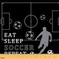 thumbnail image 1 of Homewish Soccer Ball Game Fabric by the Yard 2 Yard,Football Sport Room Decor Fabric by the Yard,Black Gray White Fabric for Sewing For Boys,Super Cozy Room Decor, 1 of 6