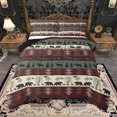 thumbnail image 1 of Homewish Southwestern Farmhouse Cabin Full Size Comforter Sets,Wild Beer Bear Bedding Comforter Set,Brown Beige Green Bedding Sets For Adult,Ultra Soft Home Decor Reversible,3pcs, 1 of 9