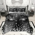 thumbnail image 1 of Homewish Sparkling Crystal Full Size Comforter Sets 3-Piece for Teens Boys Girls,Elegant Eyelash Bedding Comforter Set,Bling Graffiti Splash Glitter Lightweight Bedding Sets,Microfiber Bedroom Decor, 1 of 8