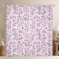 thumbnail image 1 of Homewish Spring Garden Blackout Curtains Set of 2 (52x84 Each) for Teens,Pink Floral Leaves Window Curtains,Chic Flowers Curtains and Drapes,Luxury Bedroom Decor, 1 of 6