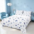 thumbnail image 1 of Homewish Stars Print Bed Sheets, Galaxy Theme Full Size Sheets, 4-Piece (1 Flat Sheet, 1 Fitted Sheet and 2 Pillowcases), 1 of 6