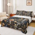 thumbnail image 1 of Homewish Sweet Blueberry Twin Sheet Sets,Wild Flower Mushroom Twin Fitted Sheet,Fungus Plant Flat Sheet For Men Women,Super Cozy Room Decor,3pcs, 1 of 7