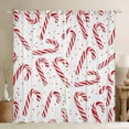 thumbnail image 1 of Homewish Sweet Candy Cnae Black Out Curtains,Merry Christmas Curtains Pack of 2 (42x63 Each),Red Polka Dots Bedroom Curtains For Teens,Super Cozy Room Decor, 1 of 6