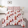 thumbnail image 1 of Homewish Tea Time Bedding Comforter Set 2pcs for Female Men Adults,Uk Flag Twin Comforter Sets Microfiber,Romantic London Breathable Bedding Set,Lightweight Room Decor,Reversible, 1 of 8