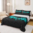 thumbnail image 1 of Homewish Teens Abstract Bat 4pcs Bed Sheets,Exotic Damask King Sheets,Gothic Style Super Cozy Sheet Set,Microfiber Bedroom Decor, 1 of 7